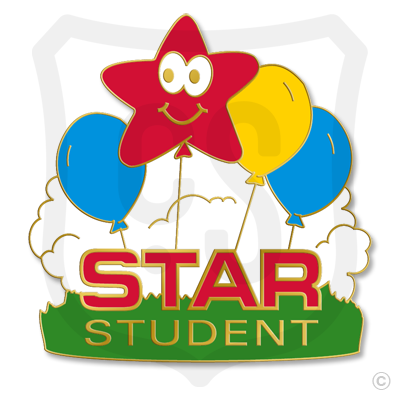 Star Student w/ Balloons