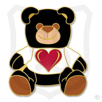 teddy bear with red heart