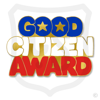 good citizen award spell out c sanders emblems l p good citizenship certificates