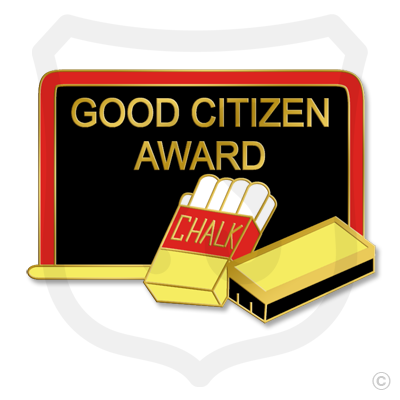 Good Citizen Award w/Chalkboard