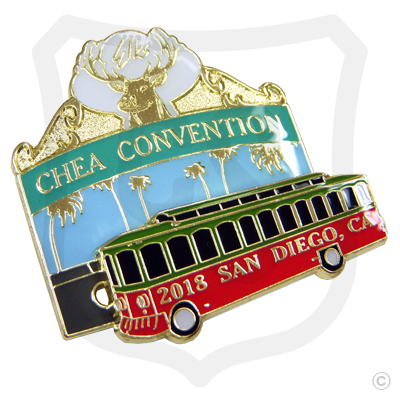 Elks CHEA Convention Slider Pin