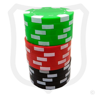 Poker Chips Bottle Opener - Green Top