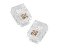 RJ-11 6P/4W Plug for 24 AWG (sign_KRJ11-C5_100)