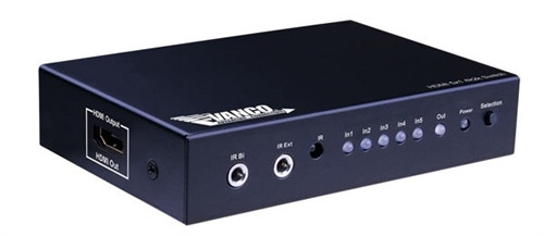 HDMI 5x1 Switch with IR Control