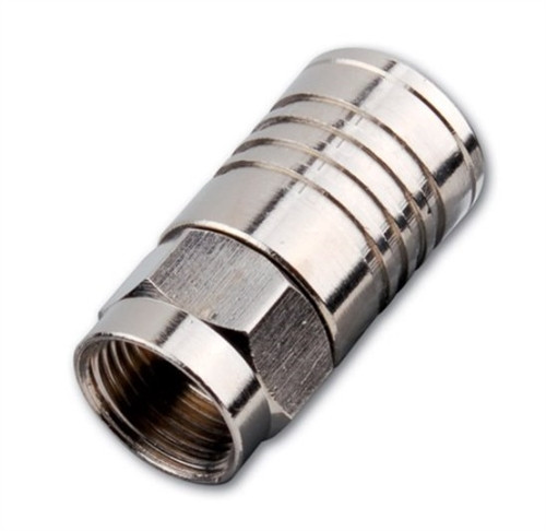 Male Tool Less F Coaxial Connector
