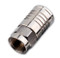 Male Tool Less F Coaxial Connector