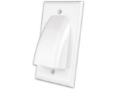 Vanco Wall Plate Bulk Cable Low Profile 1 Gang (van_VANWPBWW)