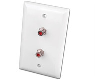 Digital 3 GHz Video Dual Coax Wall Plate (van_WP593DBX)