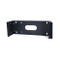 19" WALL MOUNT BRACKET 4 RMS 6" DEPTH HINGED.  BLACK