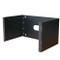 19" WALL MOUNT BRACKET 6 RMS 12" DEPTH HINGED.  BLACK