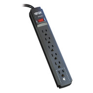 Tripp Lite 6 Outlet Surge Protector Power Strip, 15 Foot Cable, Black