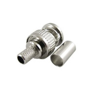 3 Piece BNC Male Crimp Connector for RG59U