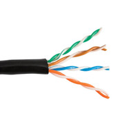 Cat5e Direct Burial UTP Cable 1000' Box - Black