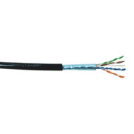 Cat5e Shielded Direct Burial Cable 1000' Box - Black