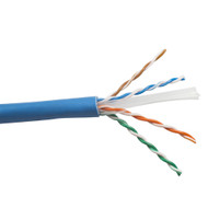 Cat6A Cable 1000' Box - Blue
