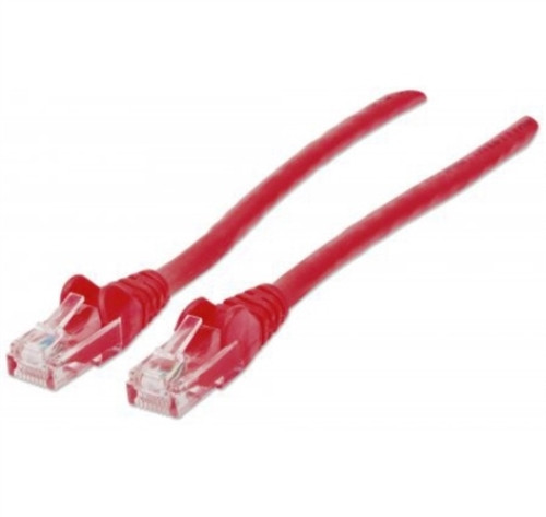 RJ-45 Male / RJ-45 Male; 1.5 ft. (0.5 m); Red