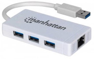 3-Port USB 3.0 Hub with Gigabit Ethernet Adapter (507578)