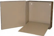 11.2x11.2x3.5 Beige Electrical Box