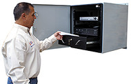 Outdoor 22x24x24 12RU Rack Box W/ Large AC- NO HEAT