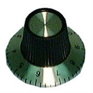 Philmore 3020 Straight Knurl Knob 0-9 Numbers On Skirt for 1/4 Shaft (lkg_3020)