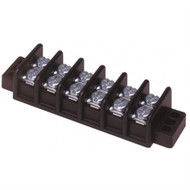 30 Amp Dual Row Terminal Block - 6 Pole : 13-1406 (lkg_13-1406)