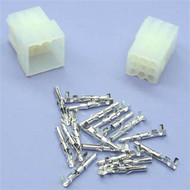 9 Pin Male/Female Pair 0.062 Pins 5A Mated Housings (Molex) (lkg_61-409)