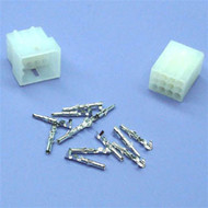 12 Pin Male/Female Pair 0.062 Pins 5A Mated Housings (Molex) (lkg_61-412)