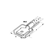 Philmore 65-5745C Nylon Fully Ins Quick Conn. M. 16-14 AWG .250 100pk (lkg_65-5745C)