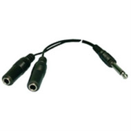 Philmore 4090 Y Adapter 1/4 Mono Male To Two 1/4 Mono Female (lkg_4090)