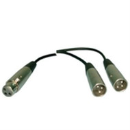 XLR/F-(2) XLR/M-Y ADAPTOR (lkg_44-155)
