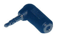 (3.5mm) 1/8 Stereo Jack to (3.5mm) 1/8 Stereo Plug 90° Adapter (lkg_556A)