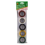 Duck Brand Assorted Color Electric Tape .75 x 12 ft.  5/pk. lkg_LT-5CP