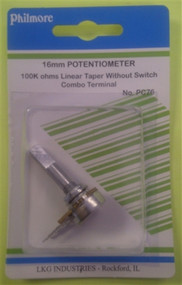 Philmore PC76 Miniature Potentiometer 100K Linear 16mm lkg_PC76