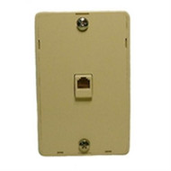WALL PHONE JACK-IVORY lkg_TWP55