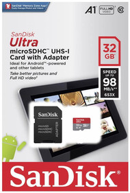 SanDisk Ultra 32GB MicroSD Card with SD Adapter