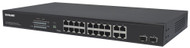 16-Port Gigabit Ethernet PoE+ Switch with 4 RJ45 Gigabit and 2 SFP Uplink Ports