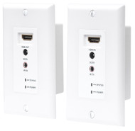 1080p HDMI over Ethernet Extender Wall Plate Kit