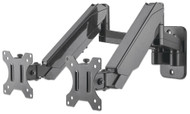 Universal Gas Spring Dual Monitor Wall Mount
