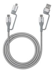 USB-A to Micro-USB, USB-A to USB-C, USB-C to Micro-USB and USB-C to USB-C options
