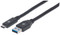 USB 3.2 Gen 1, Type-A Male to Type-C Male