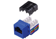 Category 6 90 Degree Keystone Inserts - White