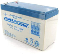 Power-Sonic PS-1280 F1 Sealed Lead Acid Battery