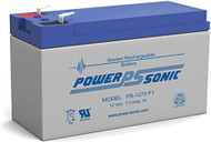 Powersonic PS-1270F1 12 Volt 7 Amp Sealed Lead Acid Battery