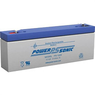 Power-Sonic Rechargeable Sealed Lead Acid Battery 12V 2.5 AH