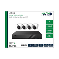 8CH NVR W/ 4 5MP Cameras 4 Cables