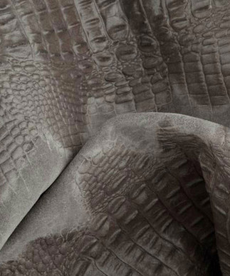Croc Suede Grey