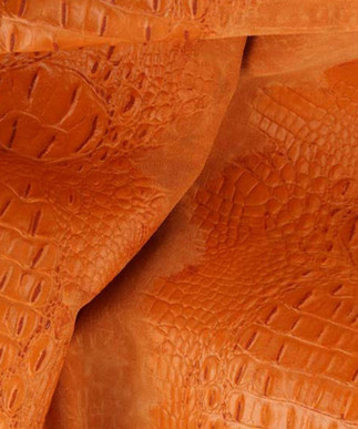 Croc Suede Orange