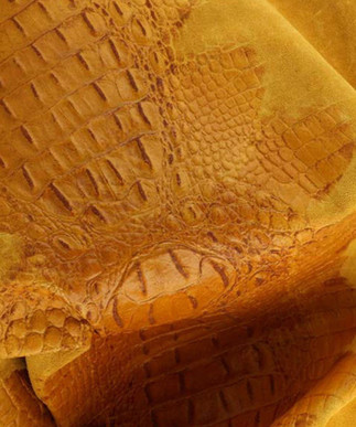 Croc Suede Yellow