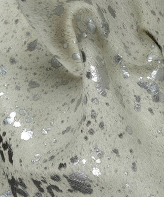 Acid Wash Silver on White