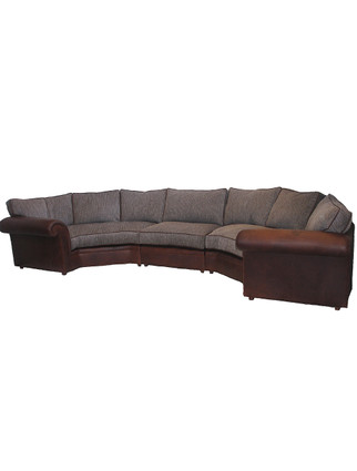 5940 Curved Arm Padded Arm Rexford Sectional